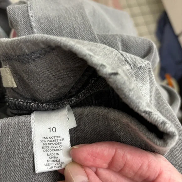 LOGO shadow patch pull-on jeans - Picture 5 of 16